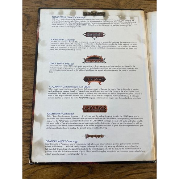 Advanced Dungeons & Dragons 2nd Edition Book Of Artifacts Hardcover - Picture 10 of 16